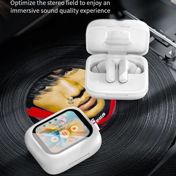 Навушники для мобільних телефонів, Сенсорні бездротові навушники Круті бездротові QG-33 Львів - фото 14