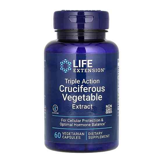 Экстракт крестоцветных овощей Life Extension Triple Action Cruciferous Vegetable Extract 60 vcaps Киев