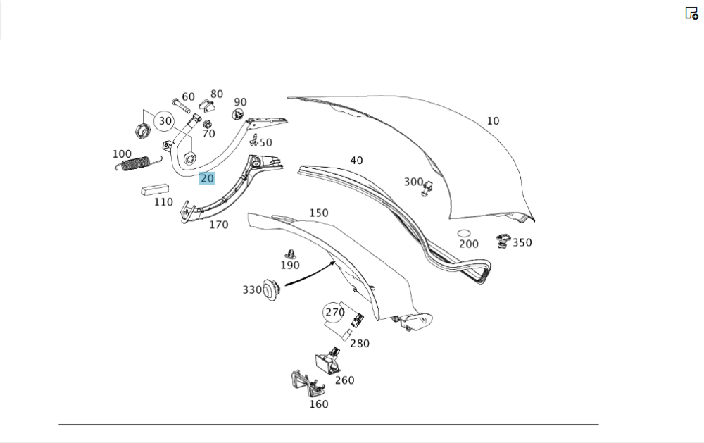 Mercedes-Benz  A1177500128 Петля кришки багажника ліва CLA C117 Одеса - фото 2