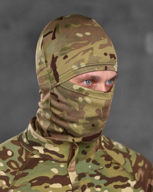 Балаклава мужская тактическая подшлемник  мужская тактическая подшлемник  coolmax мультикам ВТ1065 Одесса - изображение 7