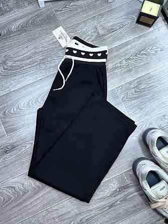 Женские повседневные брюки свободного кроя с нашивкой на талии трикотаж Modal Одесса