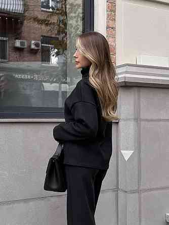 Костюм жіночий теплий Чорний 48/52 Харків