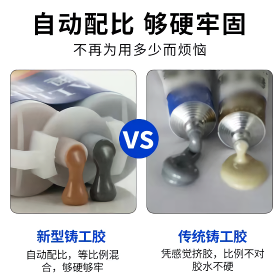 Епоксидний клей-холодне зварювання для металу TERTELL Strong Foundry Glue, двокомпонентний, сірий (98745492) Київ