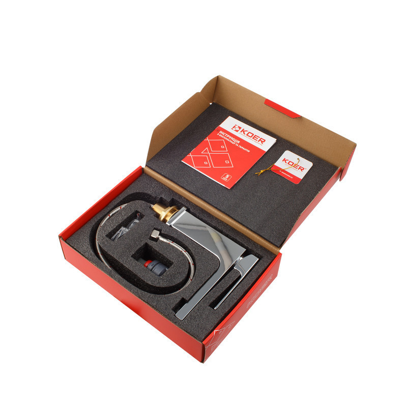 Змішувач для умивальника KOER KB-10039-01 (Колір хром) (KR5994)   ( 26738 ) Харьков - изображение 8