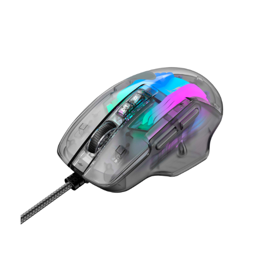 Мишка з програмованими клавішами ігрова Havit HV-MS1011SE прозорий/чорний Житомир - изображение 5