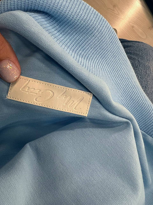 Світшот жіночий MY CITY 3044 широкий оверсайз супер вільного крою великі розміри, блакитний, one size Київ - фото 5