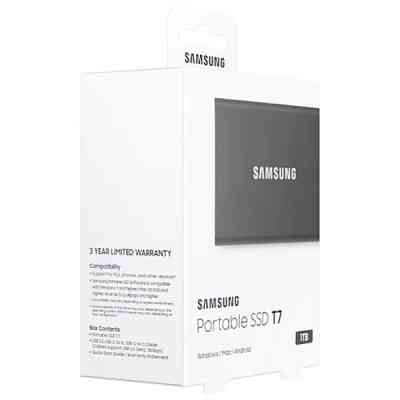 Накопичувач SSD USB 3.2 1TB T7 Samsung (MU-PC1T0T/WW) Вінниця