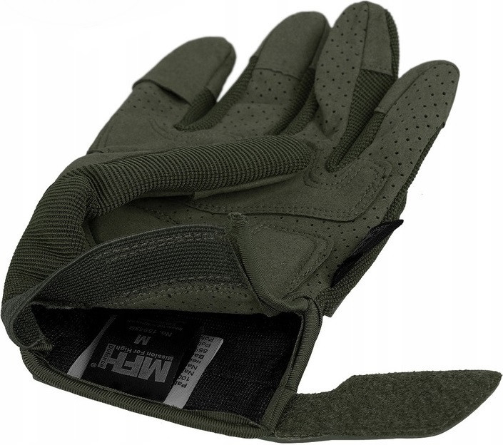 Тактичні Захисні Рукавички всесезонні для стрільби з липучкою MFH "Action" (15843B) Розмір L Нововолинськ - фото 6