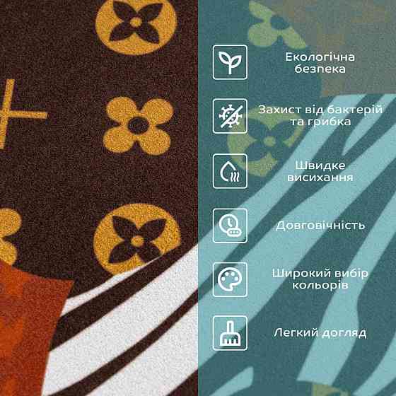 Влагопоглощающий коврик 38х58х3мм 