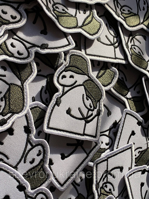 Шеврон Флорк друзі (Форма контурна. На липучці) Розмір 8x6см Київ - фото 2