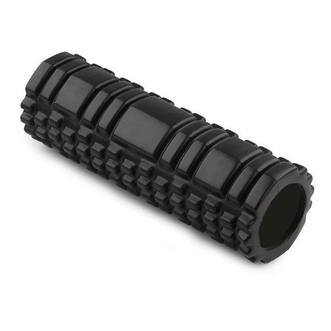 Массажний ролик (ролер) PowerPlay 4342 Massage Roller Чорний (30x10см.) Кам'янське - фото 2