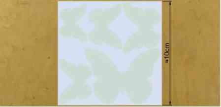 Фосфорна наклейка "Метелики" блакитна - розмір стікера 10*10см (вбирає світло і світиться в темряві) Київ