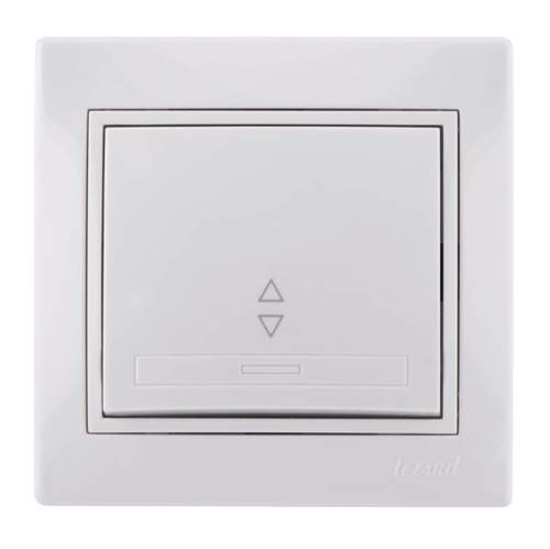 MIRA білий Вимикач внутрішній прохідний 1кл з білою вставкою Лезард Житомир - изображение 1