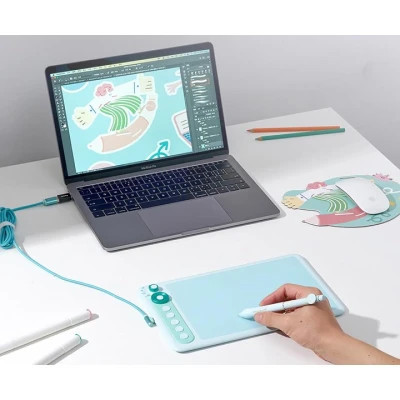 Графический планшет Parblo Intangbo X7 Green (INTANGBOX7G) Винница - изображение 4