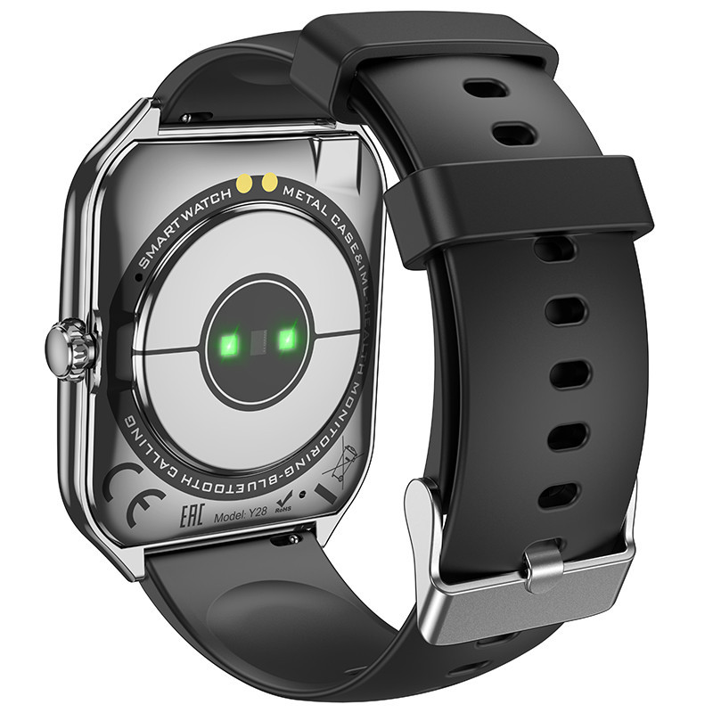 Смарт-годинник HOCO Y28 AMOLED 49mm. 200 mAh. IP67 Smart sports watch (call version) Black Одеса - фото 3