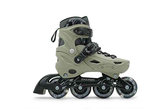Дитячі ролики з м'якими поліуретановими колесами Scale Sports LF605. Сірий колір. Розмір 34-38 Одеса