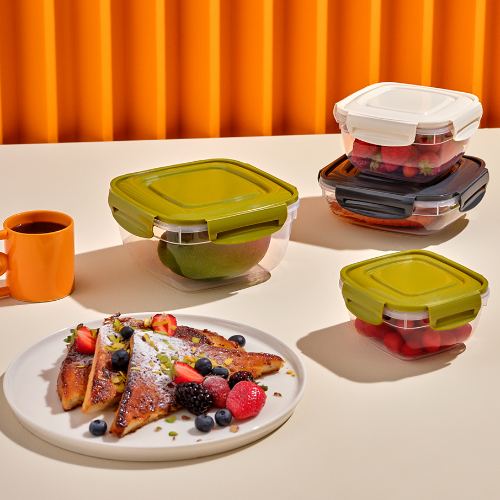 Контейнер 1,025л квадратний з затиском Saklama Kabi ELIF Житомир