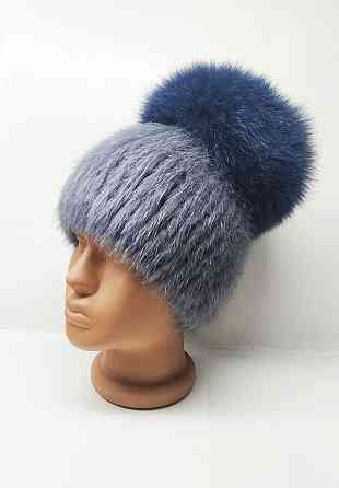 Шапка хутряна жіноча Бон Анетта Сірий Харків