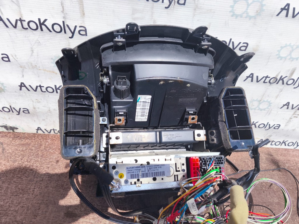 Автомагнітола + консоль бардачка Nissan Note E11 2005-2012 Ковель - фото 3