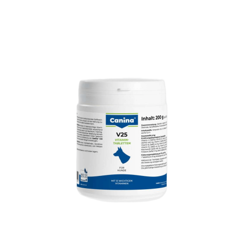 Витаминный комплекс Canina V25 Vitamintabletten для собак 200 г 60 табл. Киев - изображение 1