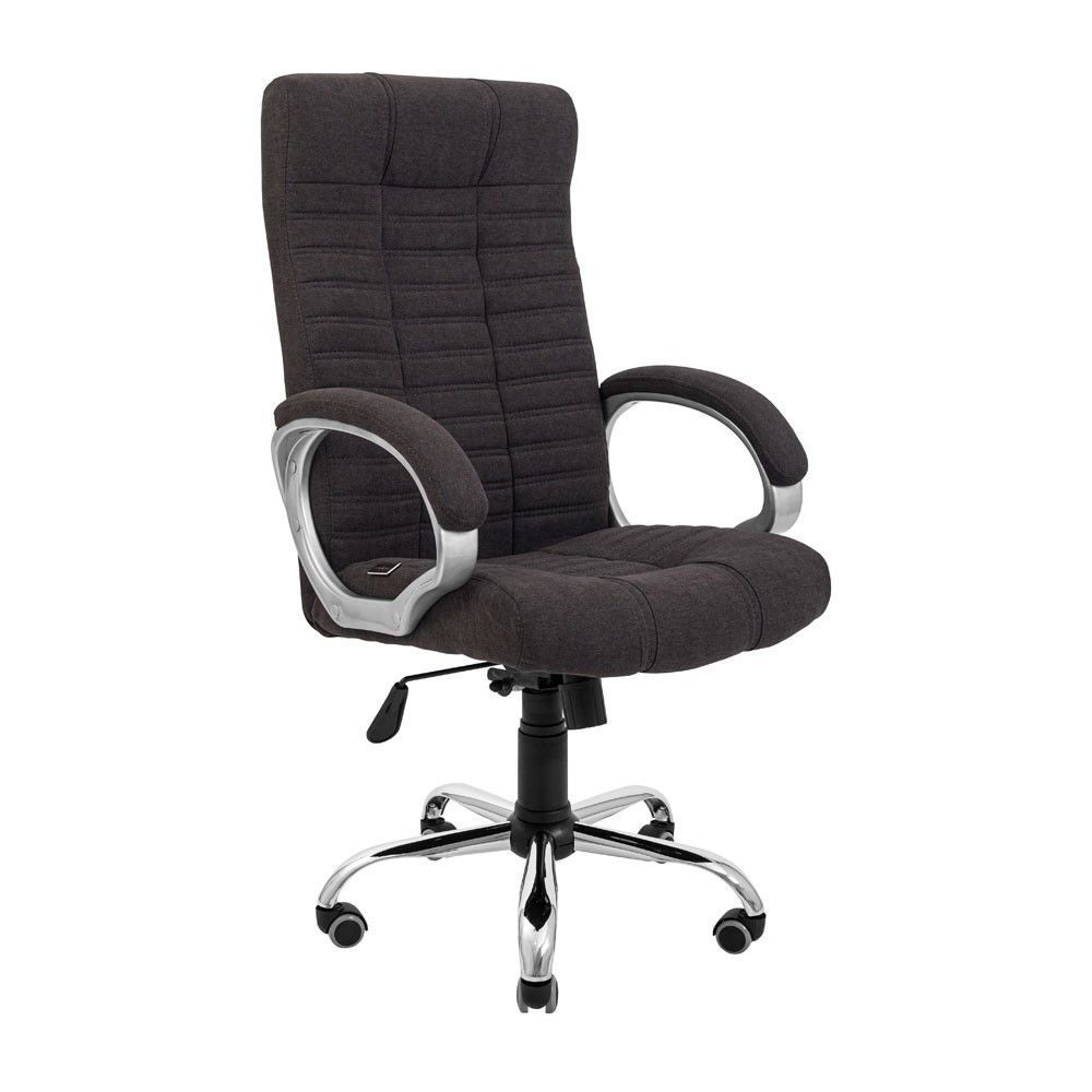 Офисное кресло руководителя Atlant Хром M3 Multiblock Шоколадный Киев - изображение 2