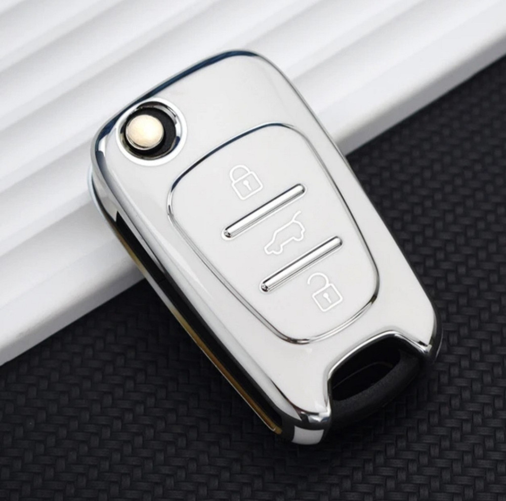Захисний чохол для автомобільного ключа Hyundai Kia Білий Смела - изображение 1