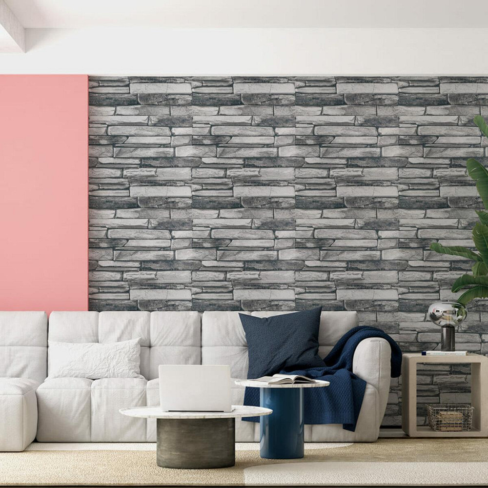 Панель стеновая 3D 680х680х4мм Серый сланец SW-00002003 Днепр - изображение 4