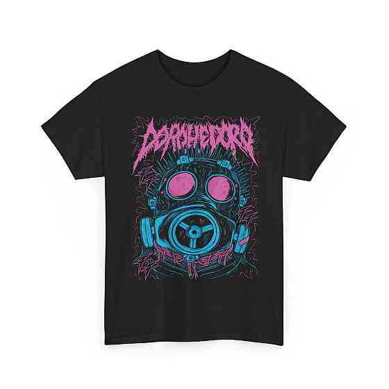 Футболка для хлопчика з аніме принтом Дорохедоро Велкоме То Кхаос оверсайз (зріст від 165 до 180) Чорний AnimeJ0448m Дніпро