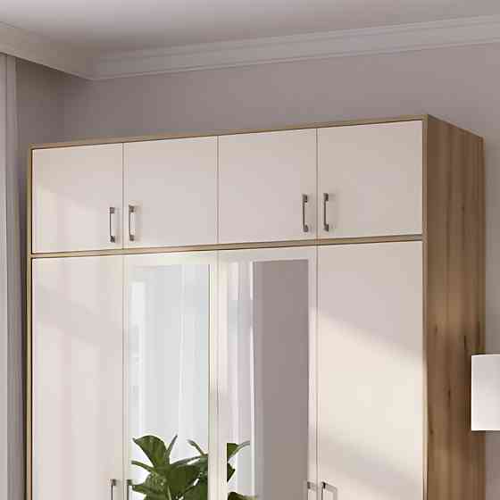 Антресоль висока Doros Ронді Дуб Артизан/Кашемір 4 ДСП 160х52х65 (DRS-011910) Львів