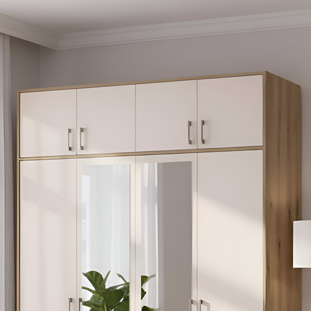 Антресоль висока Doros Ронді Дуб Артизан/Кашемір 4 ДСП 160х52х65 (DRS-011910) Львів - фото 1