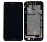 Дисплей Asus ZenFone 5 A500CG, A500KL, A501CG (T00J, T00J-D) с тачскрином и рамкой черный Днепр - изображение 1