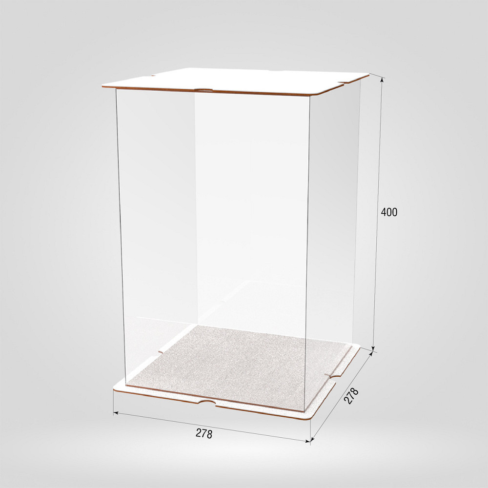 Коробка для тортів, квітів та подарунків EKOSTAR 250х250х400 Київ - фото 2