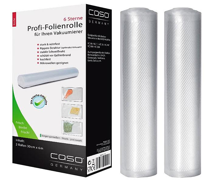 Пленка для вакуумного аппарата 28х600 см 2 рулона CASO (1223) Нововолынск - изображение 1