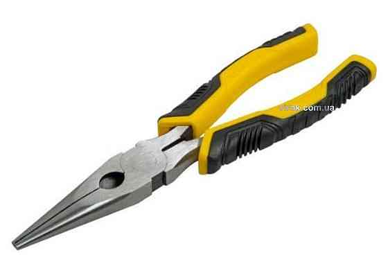 Щипці подовжені, тонкі "Stanley"; l= 150 мм Одеса