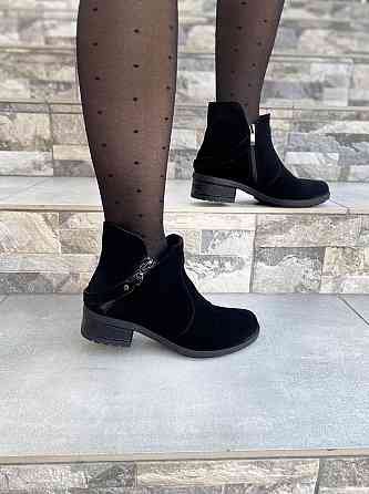 Черевики жіночі D and V 2012 чорні (весна-осінь, замша натуральна) (1237) лише 37р.39р. 39 Коломыя