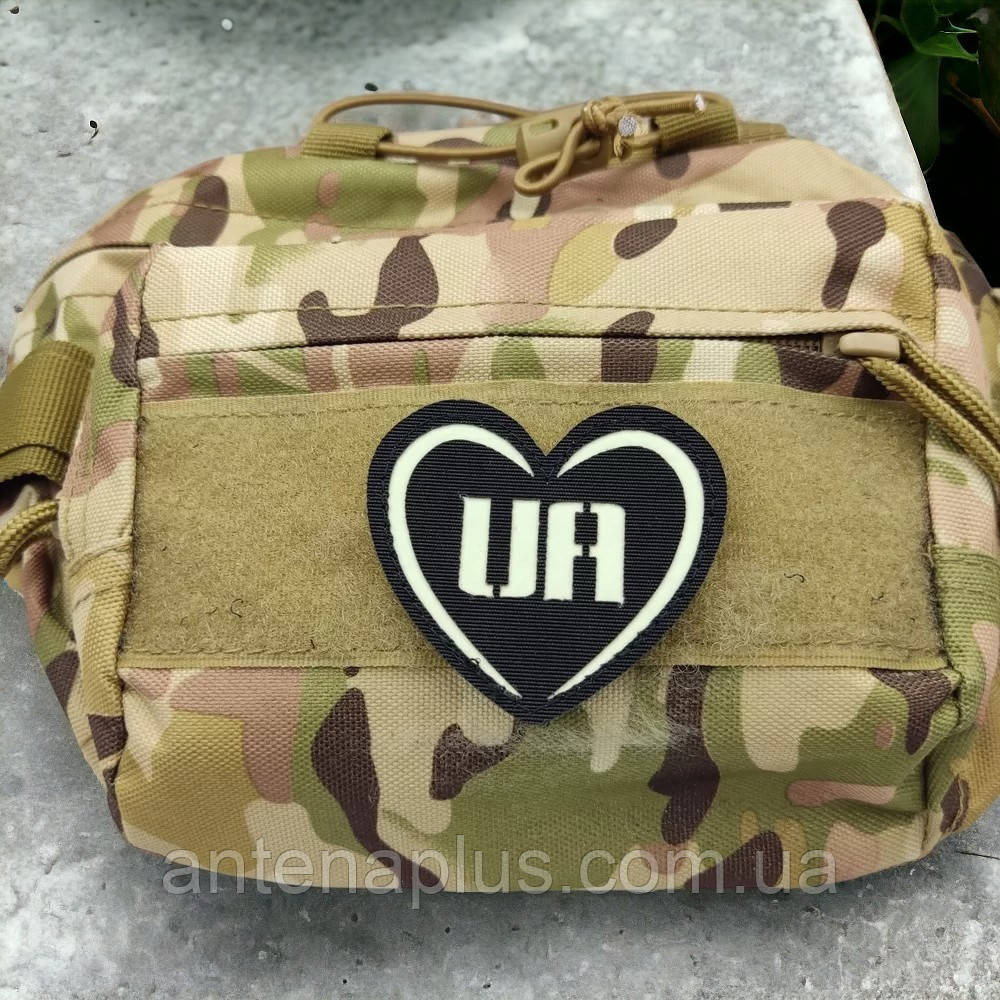 Люблю Украину UA Laser Cut черный патч / шеврон Киев - изображение 3