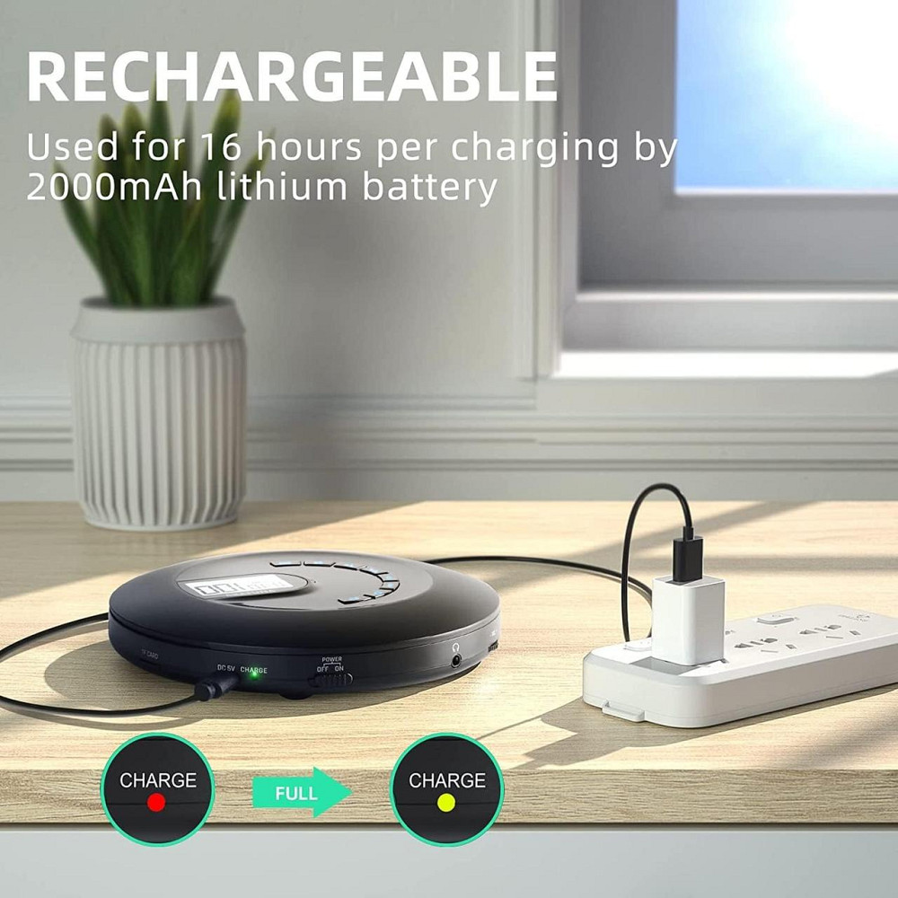 CD/MP3 проигрыватель Discman CD5197 со встроенным аккумулятором Днепр - изображение 4