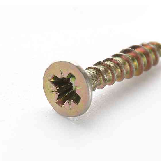 Саморіз універсал. 5,0* 35 з потайною головкою цинк жовтий (пач. 10 шт.) Харків