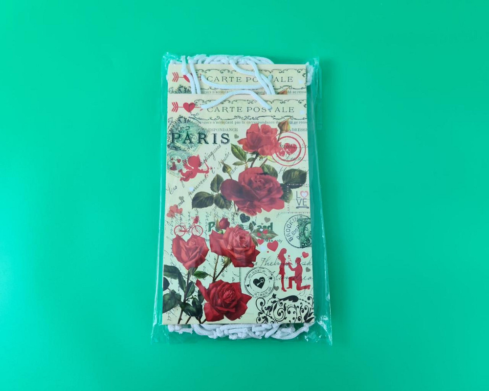 Бумажный пакет подарочный Средний 17/26/8 (артSV-185) (12 шт) Харьков - изображение 3