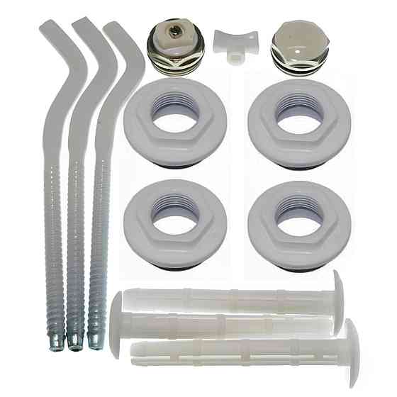 Комплект футорок секційного радіатора CRISTAL NR-2015 1/2″ з 3-кронштейнами (HT 416) Тернопіль