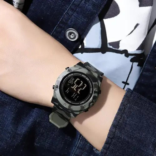 Хороший чоловічий годинник фірма SKMEI, Практичний спортивний чоловічий годинник Спецназ LQ-64 Львів - фото 11