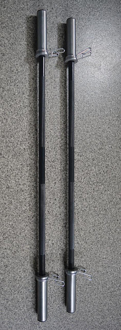 Гриф олимпийский 1.8 м с диаметром 50 мм Гантели, гири, штанги и диски вороненный на втулках Киев - изображение 2