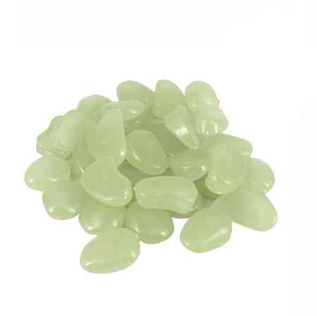 Фосфорні камінці в акваріум молочні, світяться салатовим - у наборі 10штук, (розмір одного каменю 1,5-2,5 см) Київ