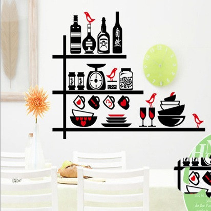 Наклейка на стену Кухонная полочка Киев - изображение 5