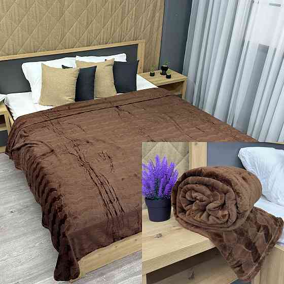 Плед-покривало 200х230 см (+-5см) Коричневий (87-248) Київ