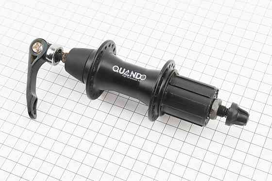 УЦІНКА Втулка задня MTB алюмінієва 14Gx36H під касету 8-10зв, V-brake, кріпл. ексцентрик, чорна KT-WSER (нетоварний вигляд) Київ