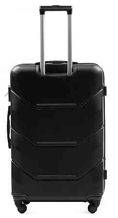 Валіза пластикова WINGS 147 велика 75 см чорна Київ