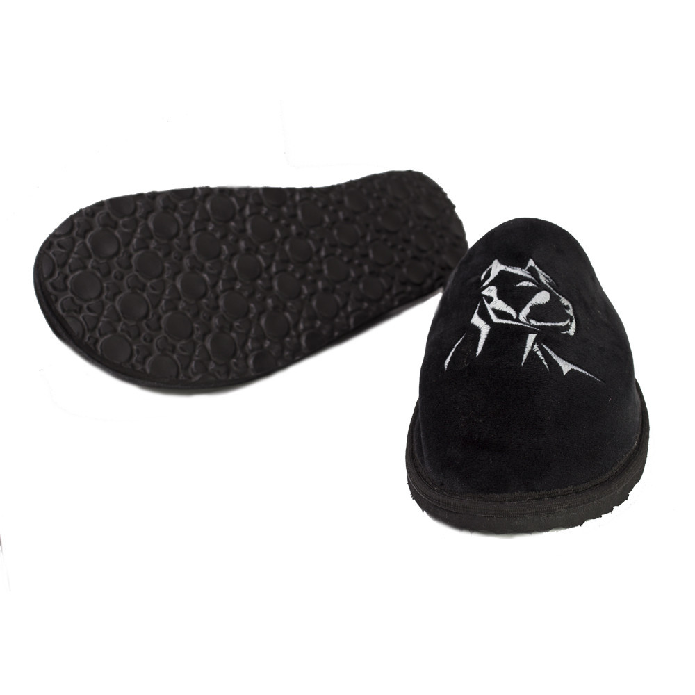 Тапочки мужские комнатные закрытые черные тм 