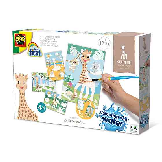 Набір для творчості – Водні малюнки Жирафа Софі Дніпро