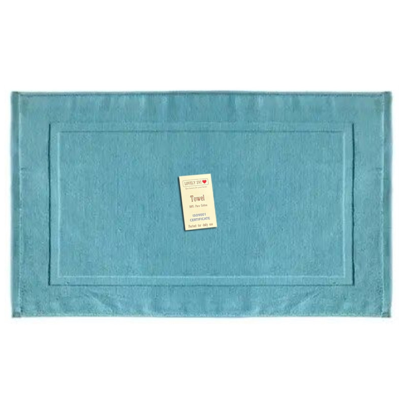 Рушники для ніг Lovely Svi – бавовна / махра - 50 x 80 см – Бірюзовий (22402493) Київ - фото 1